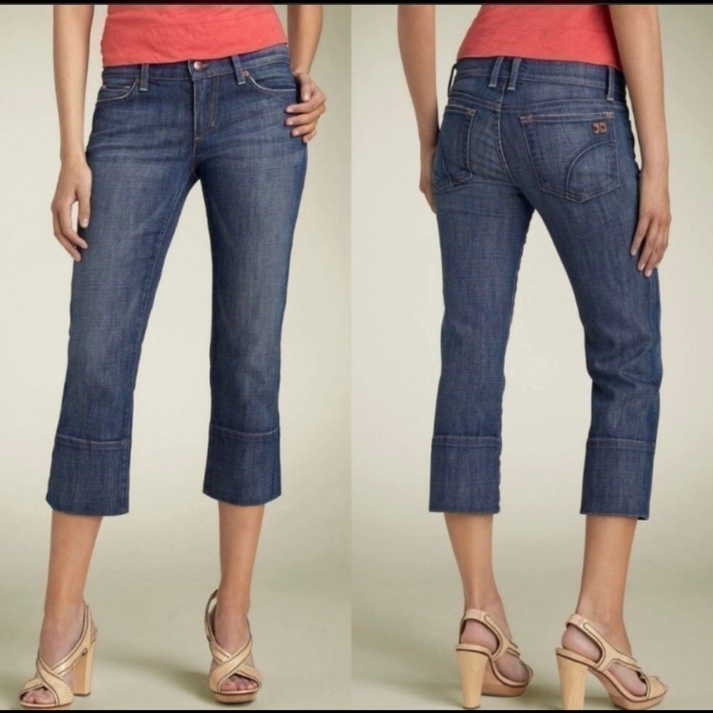 Joe’s jeans socialite kicker cropped jeans